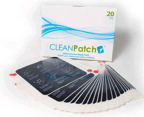 CLEAN PATCH 3.5"  BLUE SQ. FLIP CARD SHARPIE-20
